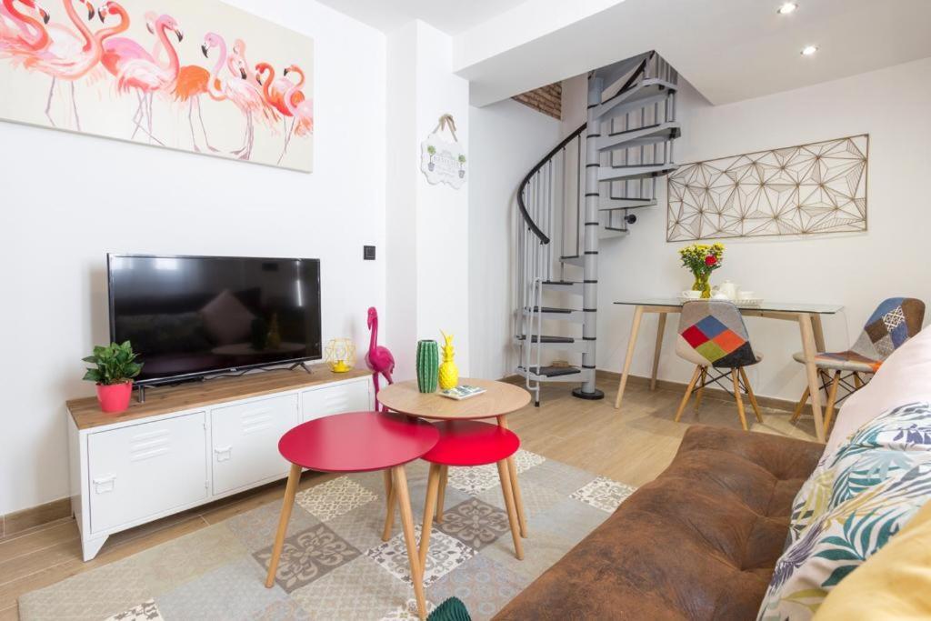 Apartamento Vintage En El Centro De Malaga Luaran gambar